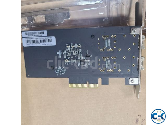 2Port 1g SFP Lan Card PCIe 4X 1350-T2 large image 1