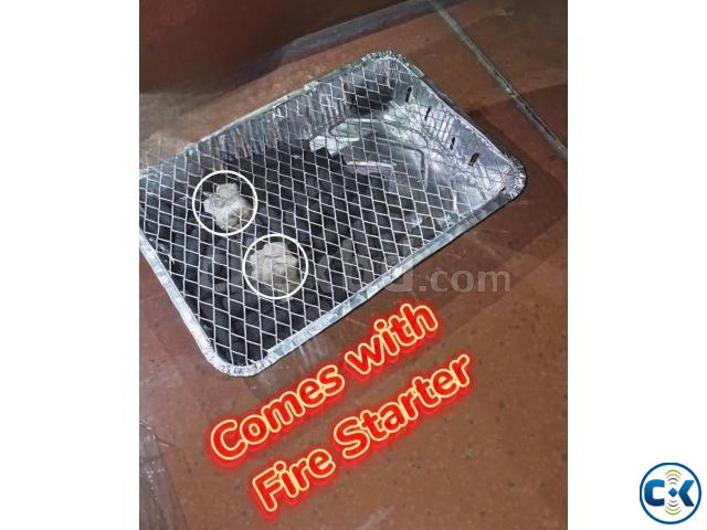 Portable Instant Disposable BBQ or Grill large image 1