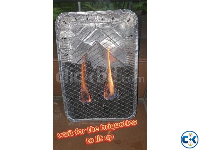 Portable Instant Disposable BBQ or Grill large image 3