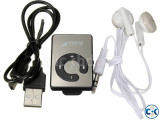 AR04 MP3 Music Player With Clip Black