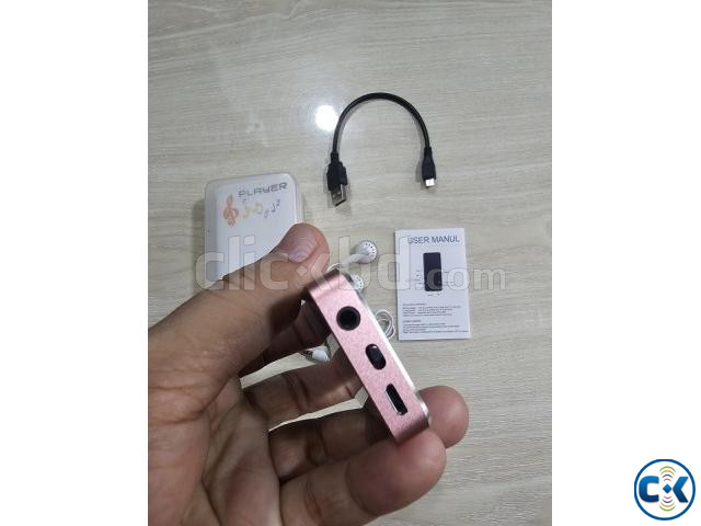 S08 Bluetooth MP3 MP4 Music Player Button Touch Pink large image 4