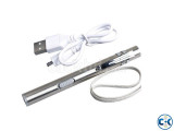 LED Pen Flashlight Rechargable Torch with Clip