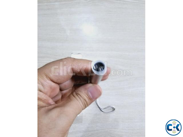 LED Pen Flashlight Rechargable Torch with Clip large image 3