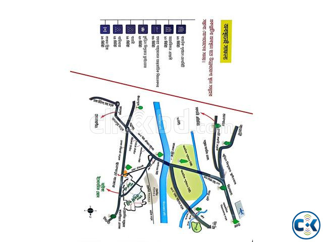 6 Katha South facing plot BESIDES PURBACHAL large image 2