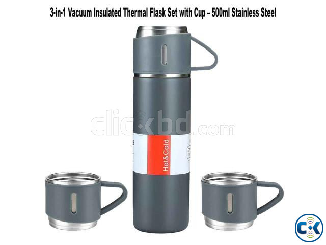 3-in-1 Vacuum Flask Set 500ML large image 2