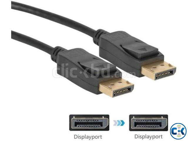 ROLINE DisplayPort Cable DP - DP M M black 1.5 m. 5 fee large image 0