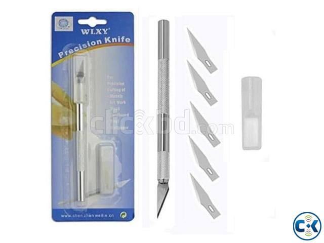 Precision Knife Crafting Art Pen With 5 Blades large image 2