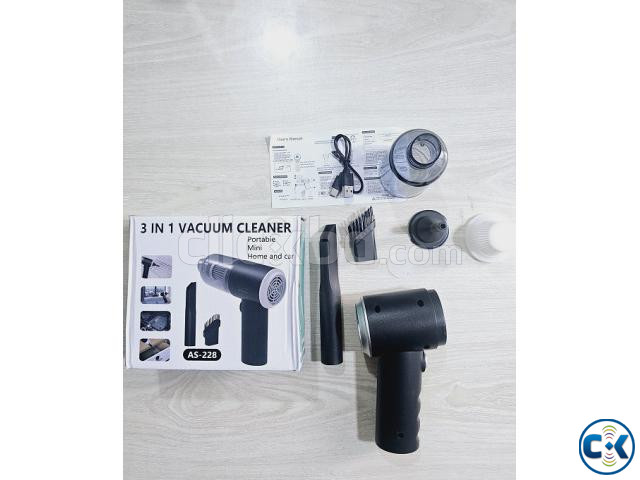 AS228 Rechargeable 3 in 1 Portable Vaccum Cleaner large image 2