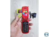 Small image 4 of 5 for Bytwo B301 folding Flip Mobile Phone Red Magic Voice | ClickBD