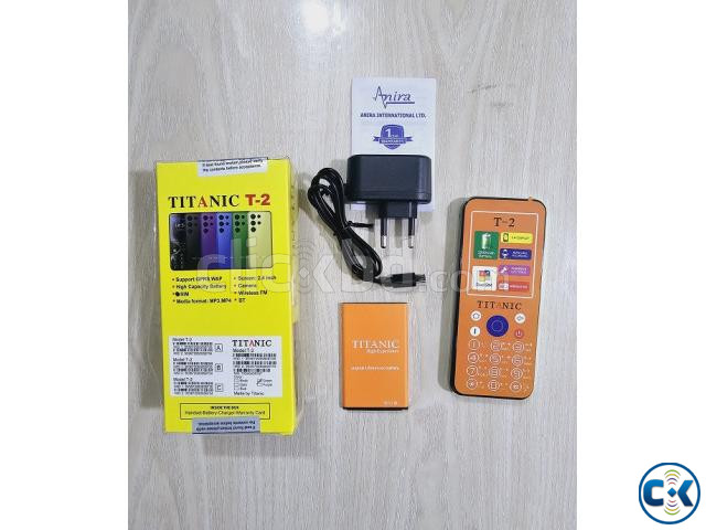 Titanic T2 Feature Phone 2500mAh Battery Green large image 1