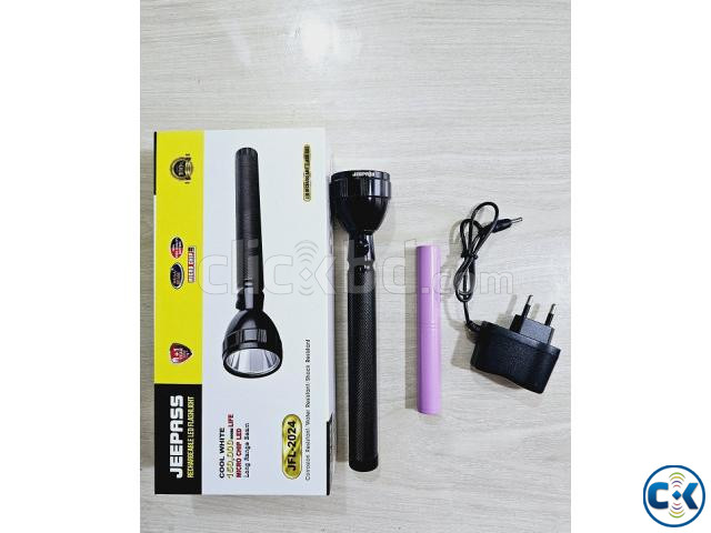 Jeepas JFL-2024 Rechargable LED Flashlight 4000mAh Torch Lig large image 0