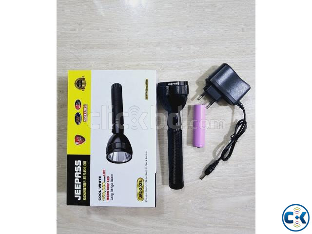 Jeepas JFL-2023 Rechargable LED Flashlight Torch Light large image 0