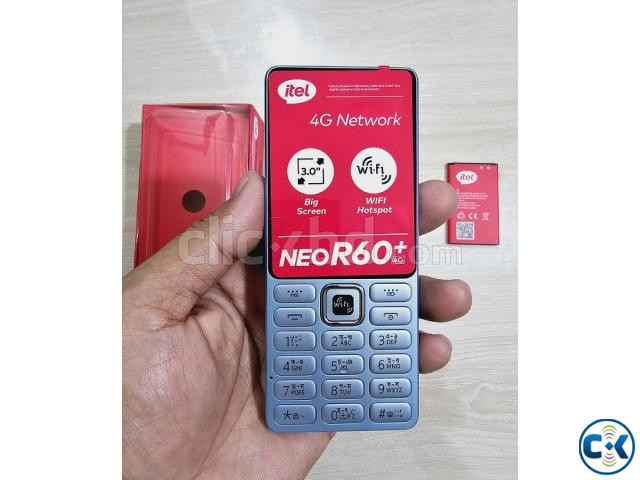 itel it9310 NEO R60 4G Button Phone Wifi Hotspot Blue large image 3