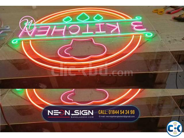 Neon LED sign WELCOME neon sign price in Bangladesh large image 1