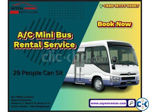 Tourist Bus Rental in Bangladesh Mini Bus Hire In Dhaka large image 0