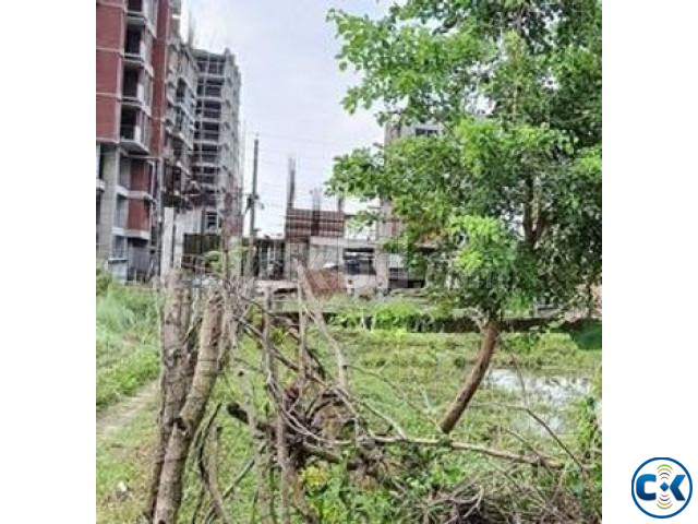 7.5 katha Lake View plot sale in Bashundhara large image 1