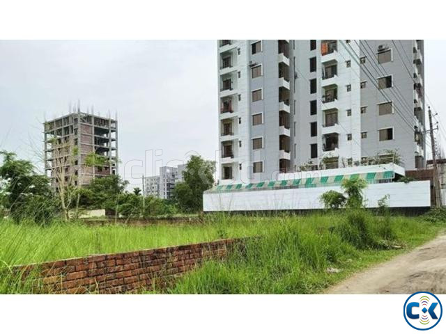 7.5 katha Lake View plot sale in Bashundhara large image 2