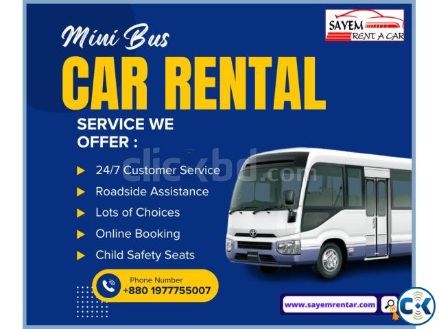 Minibus Tourist bus Big bus rent in Dhaka Bangladesh large image 0