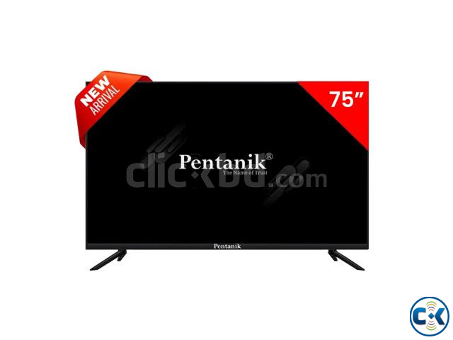 Pentanik 75 Inch 4K FL VC Android TV large image 3