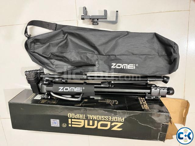 Zomei T120 Tripod With Mobile Vlogging Holder 360 Degree  large image 4