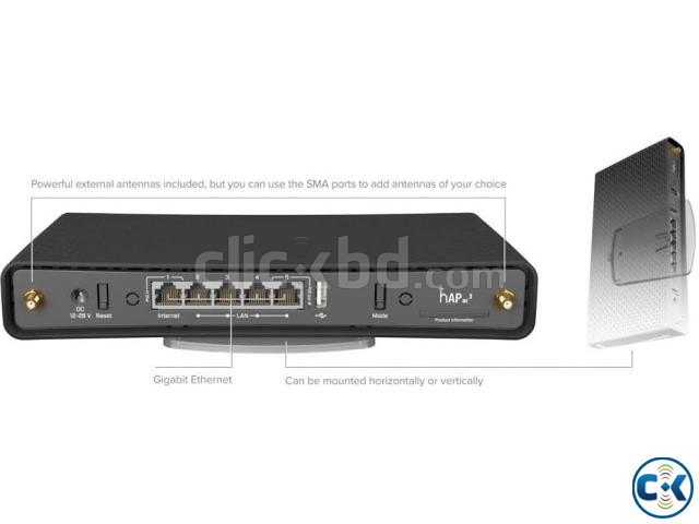 MikroTik hAP ac3 Wireless Dual-band Router LTE US version  large image 1