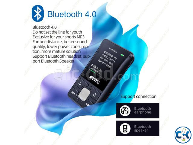 RUIZU X55 Bluetooth MP3 Player Mini Sports Clip Music Player large image 1