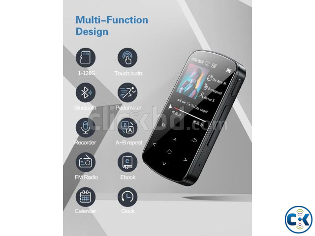 M9 Bluetooth MP3 Player Mini Clip Keypad Touch large image 3