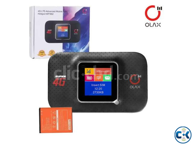 OLAX MF982 300mbps Pocket Wifi Router 4G LTE 3000mah Battery large image 0