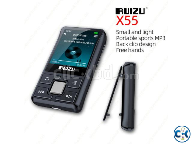 RUIZU X55 Bluetooth MP3 Player Mini Sports Clip Music Player large image 2