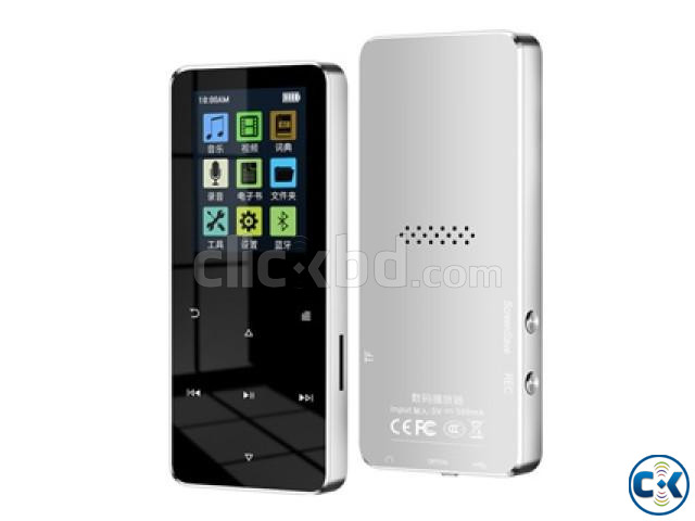 S308 MP3 Player 8GB with Bluetooth Built-In Speaker Touch Ke large image 0