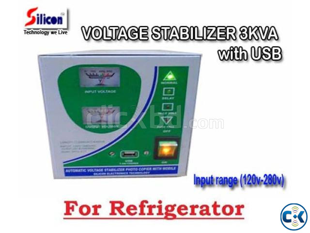 VOLTAGE STABILIZER 3KVA 120V-280V  large image 1