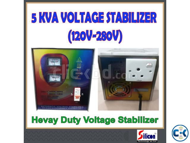 VOLTAGE STABILIZER 5KVA 120V-280V  large image 1