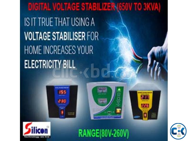 7.5KVA DIGITAL STABILIZER 80V-260V  large image 0