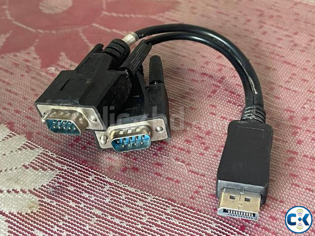 Display port to DB9 serial cable. large image 0