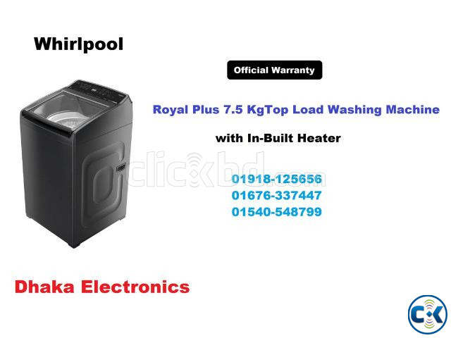 Whirlpool ROYAL PLUS Top Load Washing Machine 7.5 KG large image 0