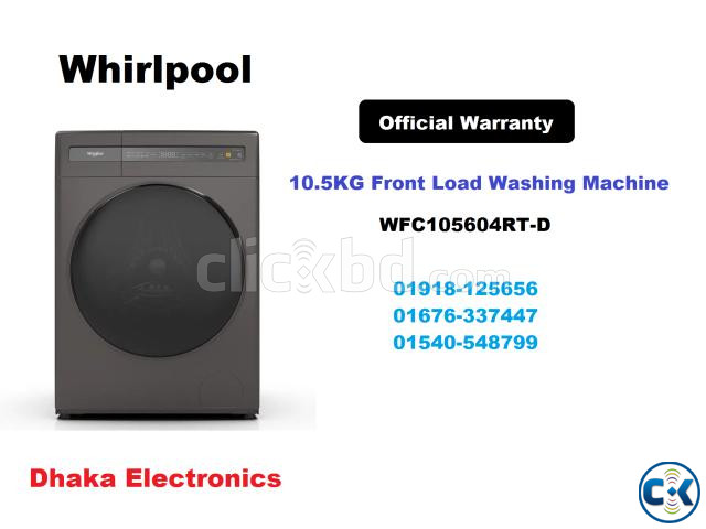 Whirlpool WFC105604RT-D Front Load Washing Machine 10.5 KG large image 0