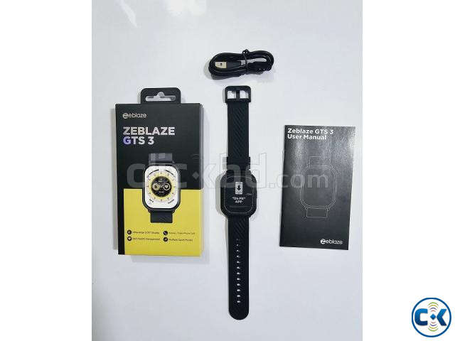 Zeblaze GTS 3 Calling Smartwatch Black large image 2