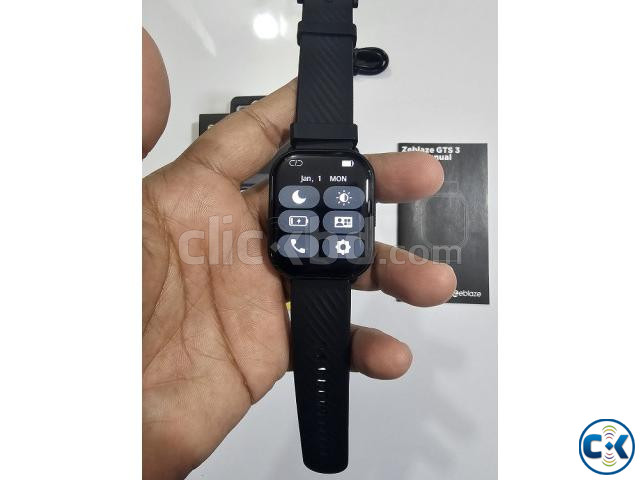 Zeblaze GTS 3 Calling Smartwatch Black large image 3