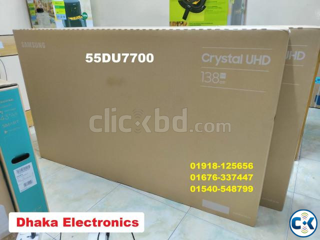 55 inch Samsung DU7700 Crystal 4K UHD Smart TV Official large image 0