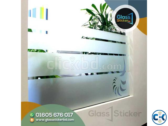 Frosted Glass sticker large image 1