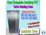 DESKTOP PC i3 3rd GEN TURBO GAMING CASE