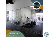 Office sliding door Glass sticker