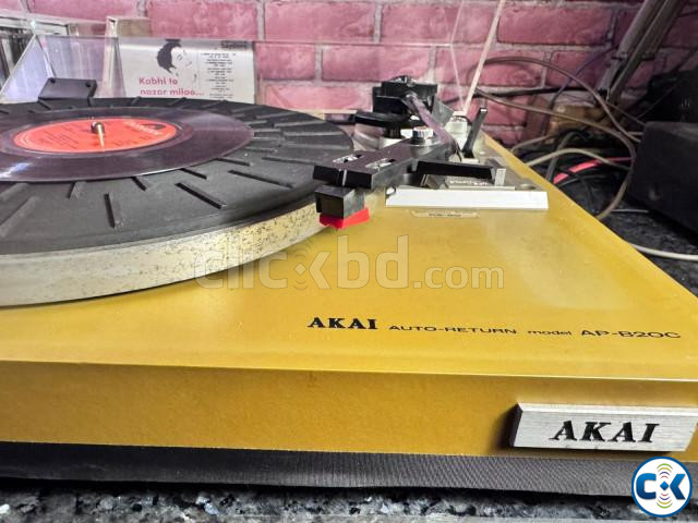 AKAI TRUNTABLE AP-B20 AUTO RETURN BELT DRIVE RUNNING  large image 1