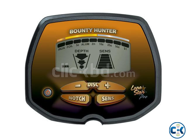 Bounty Hunter Lone Star Pro Metal Detector with 8 waterproo large image 1