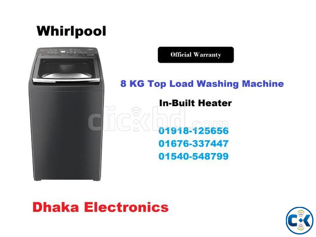 Whirlpool SW PRO GREY Top Load Washing Machine 8 KG large image 0