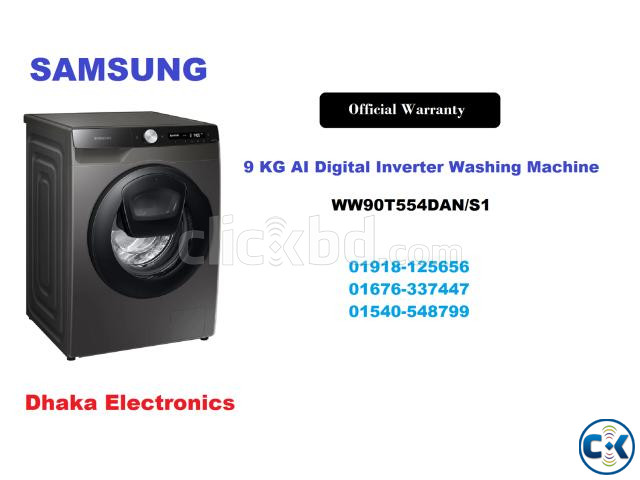 Samsung WW90T554D Front Load AI Washing Machine 9 KG large image 0