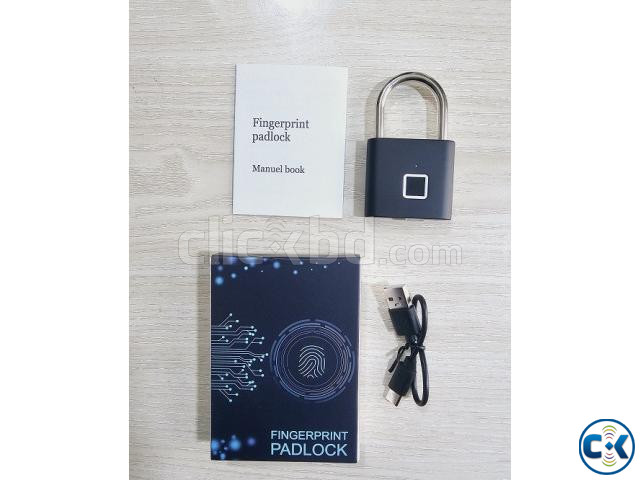 AR08 Fingerprint Lock 20 Finger Support Rechargable Waterpro large image 3