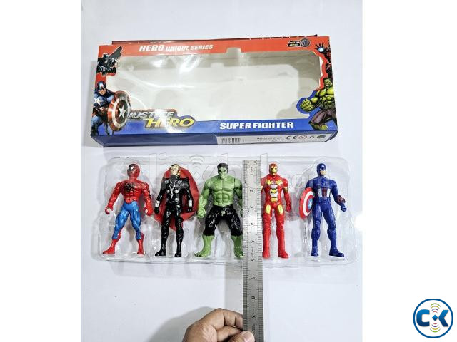 Justice Hero Toys 5pc Set large image 0