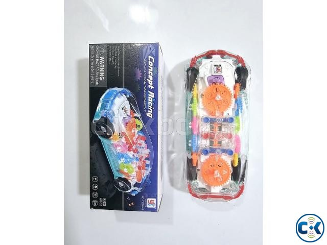 Kids Concept Racing Transparent Car Light Music large image 1