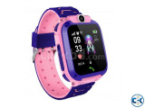 Q12 Kids Calling Smart Watch GPS Location Track Pink